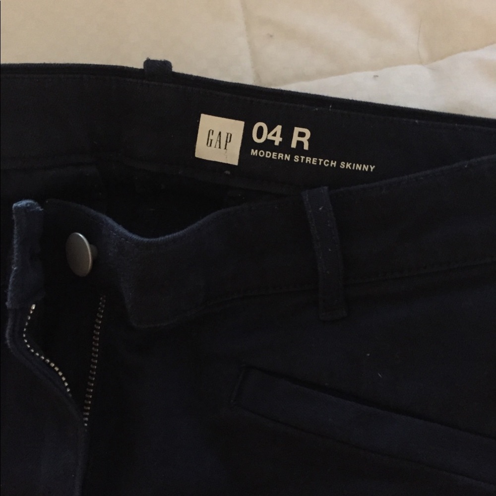 GAP modern stretch skinny pants Navy blue 4